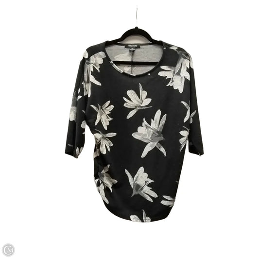 Top 3/4 Sleeve By Clothes Mentor In Floral Print, Size: Sp