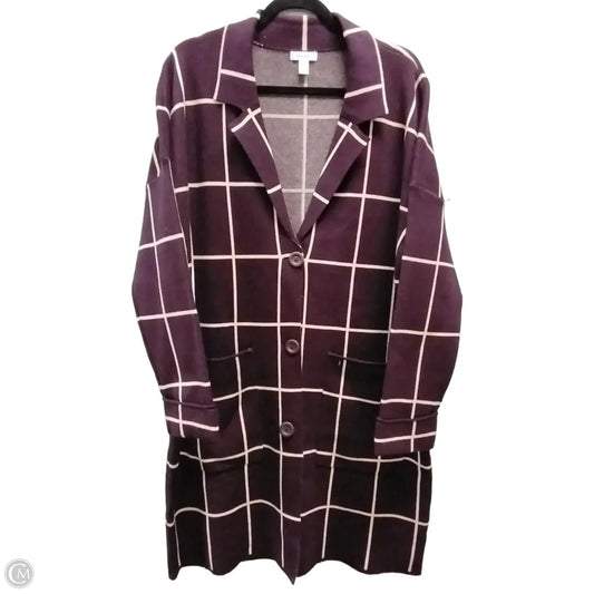 Jacket Other By Nine West In Purple, Size: Xl
