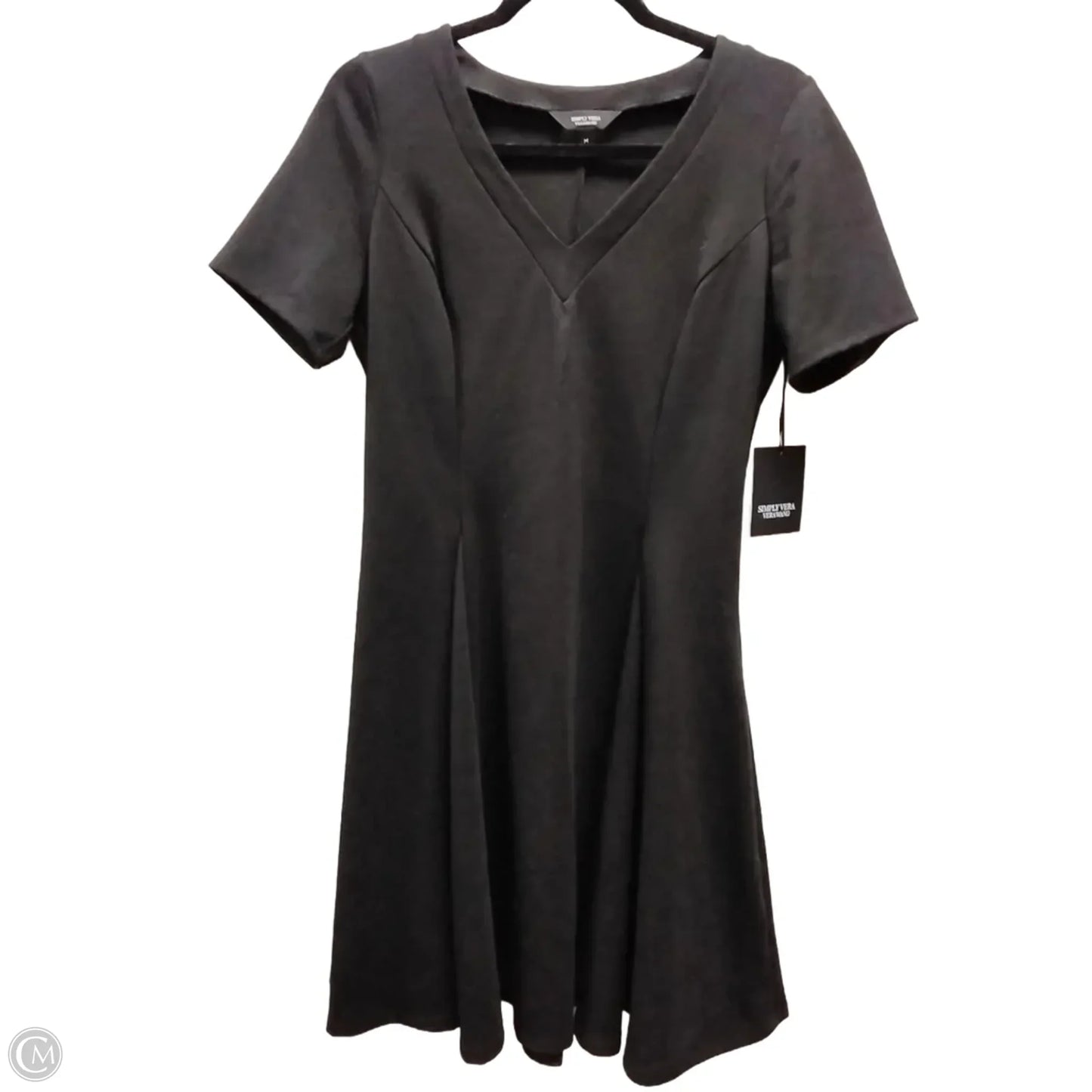 Dress Casual Midi By Simply Vera In Black, Size: M