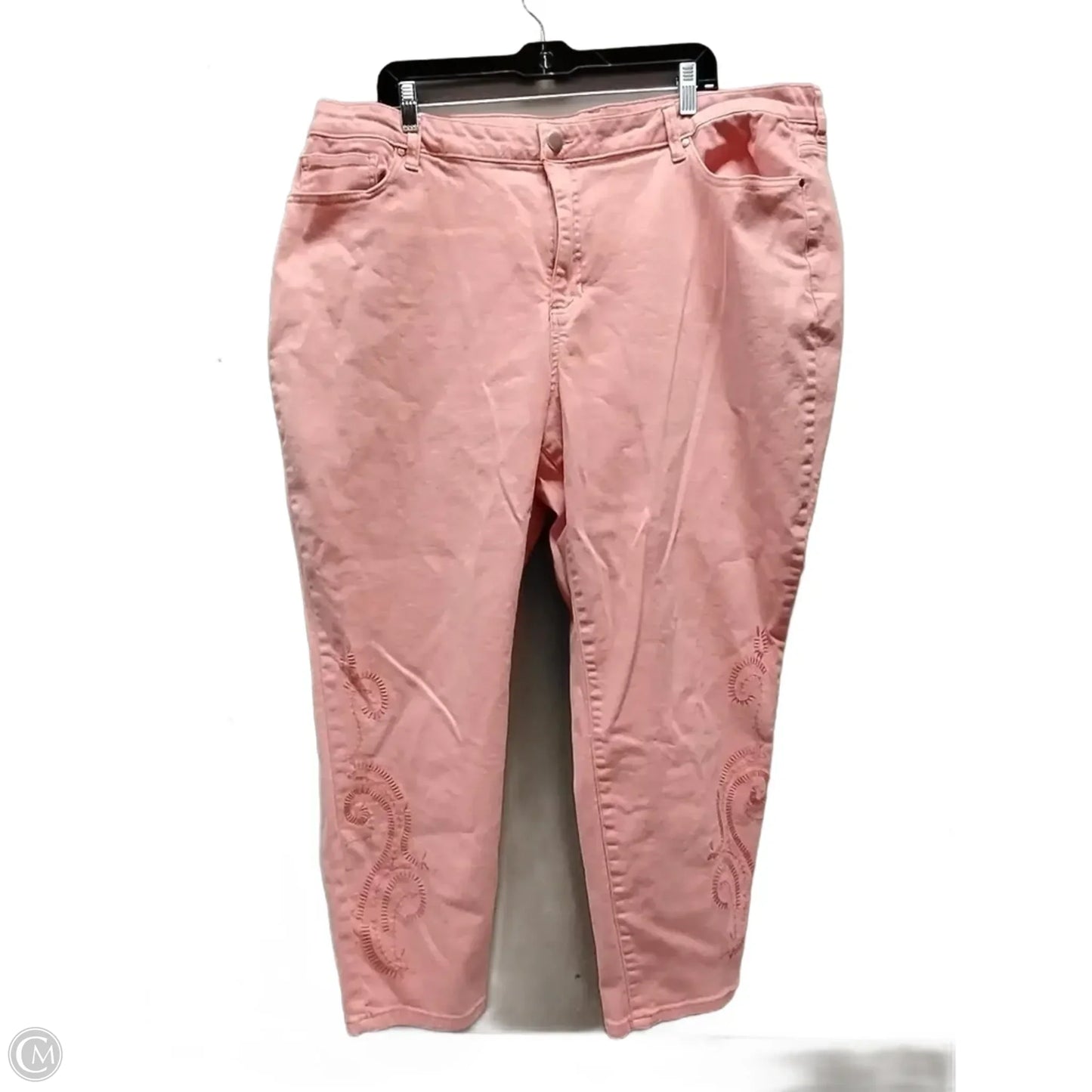 Jeans Skinny By Cato In Pink Denim, Size: 24w