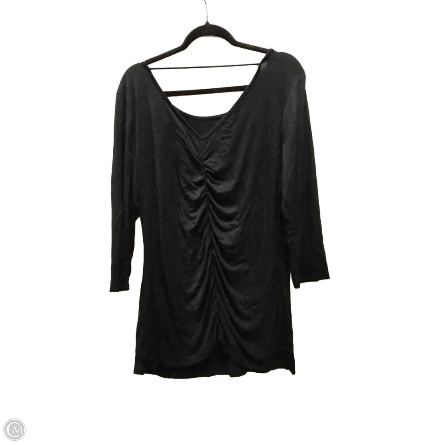 Top Long Sleeve By Harley Davidson In Black, Size: 1x