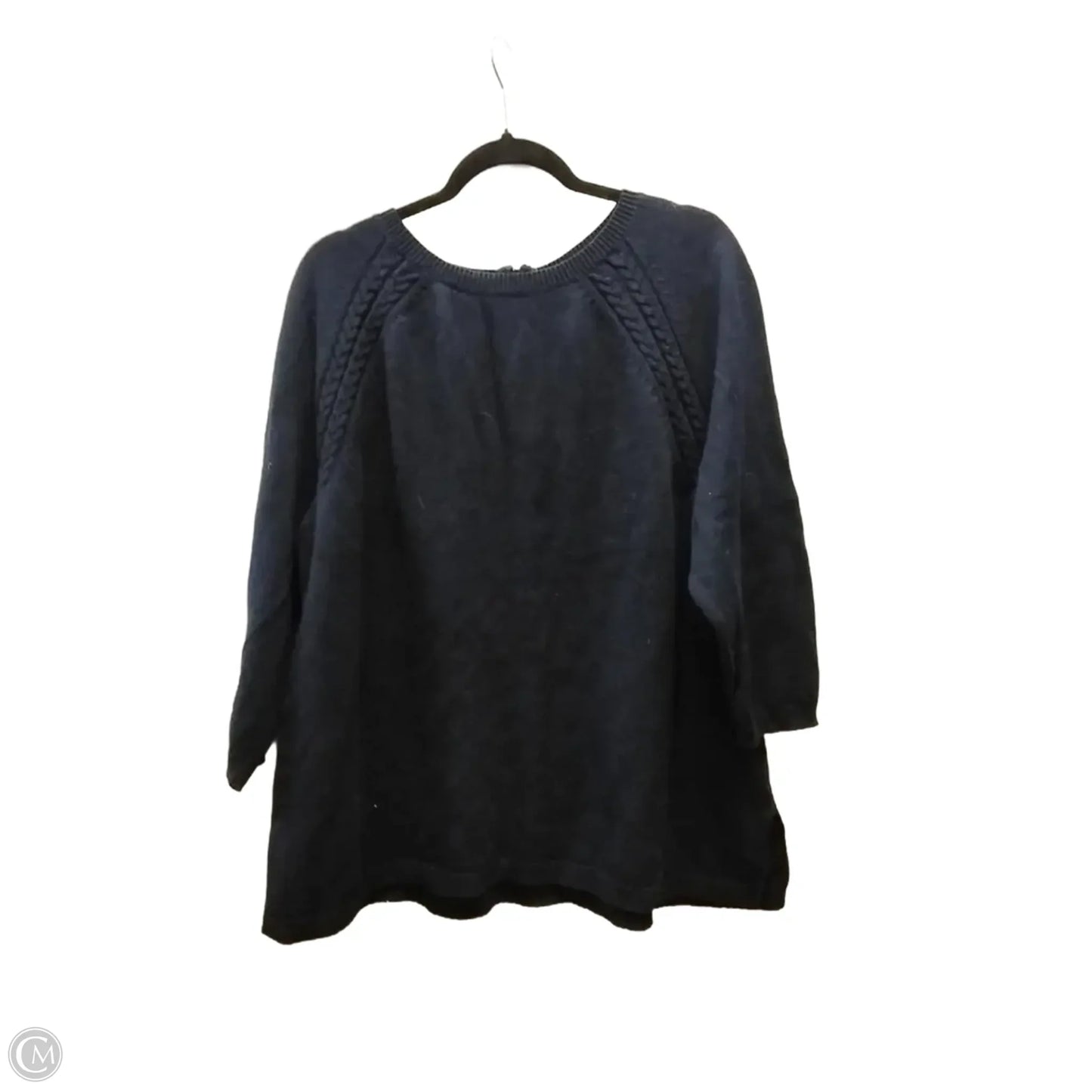 Sweater By Talbots In Blue, Size: 2x