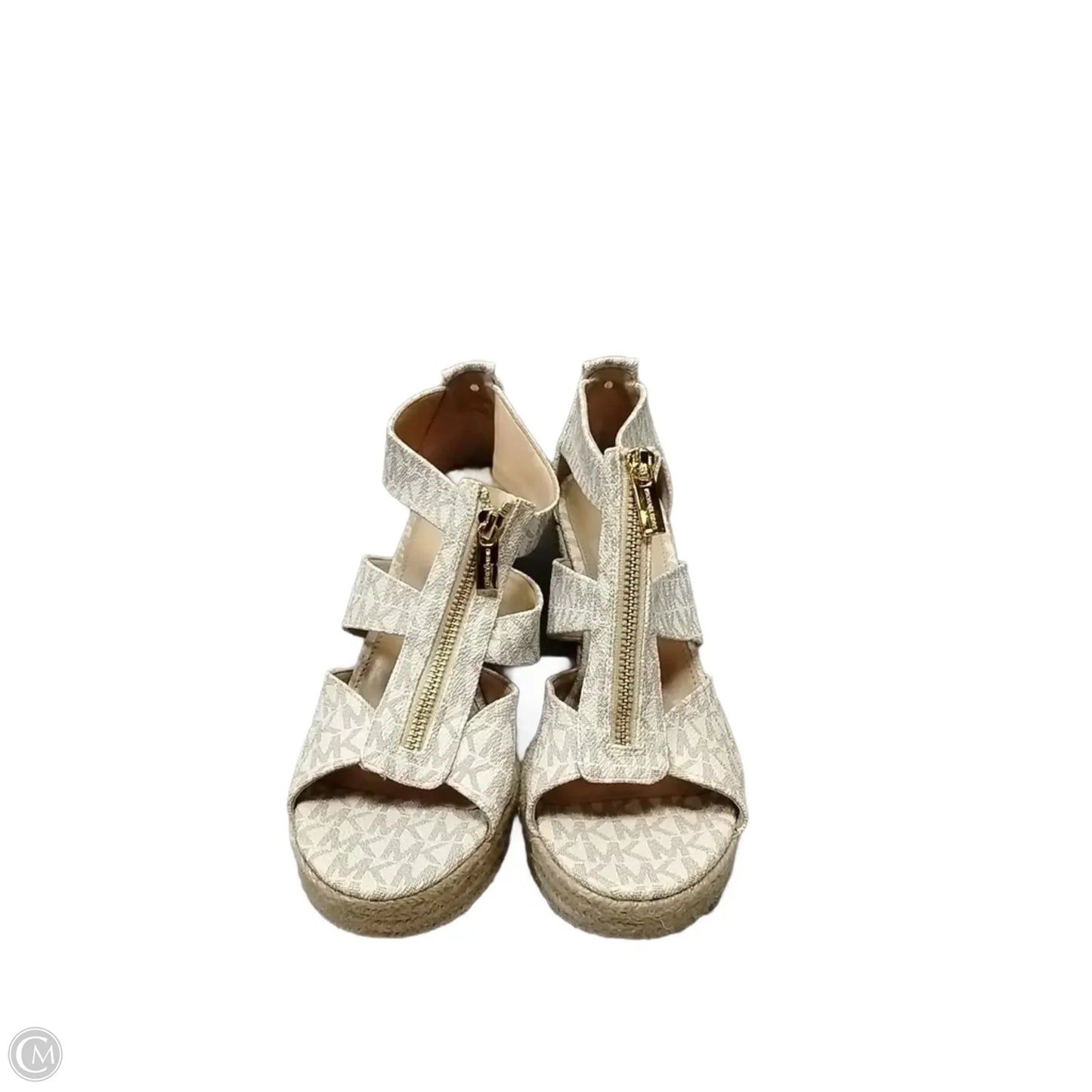 Shoes Heels Wedge By Michael By Michael Kors In White, Size: 7.5