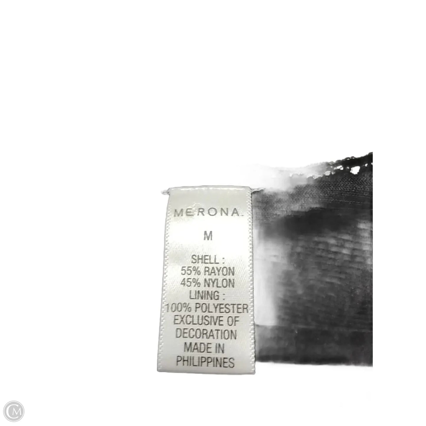 Top Sleeveless By Merona In Black, Size: M