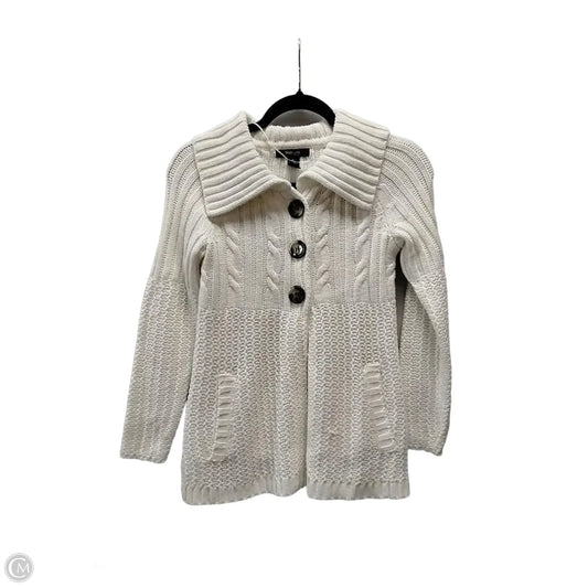 Sweater By Style And Company In White, Size: Sp