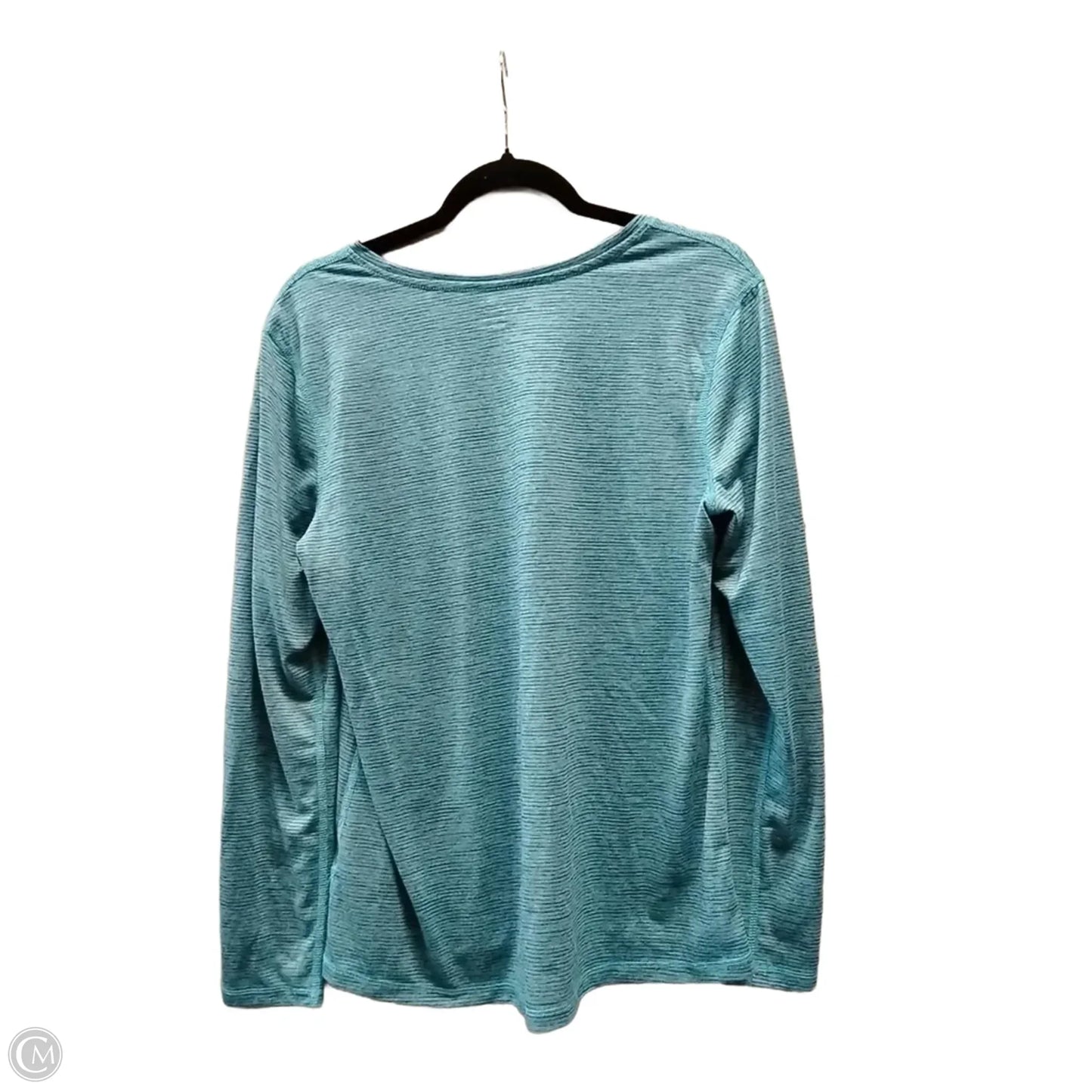 Athletic Top Short Sleeve By Athleta In Blue, Size: L