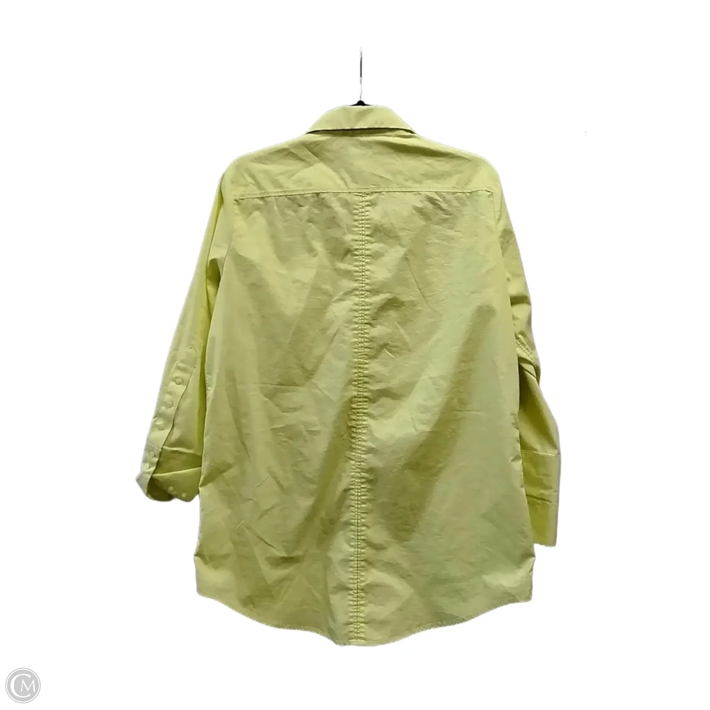 Top Long Sleeve By Chicos In Yellow, Size: L
