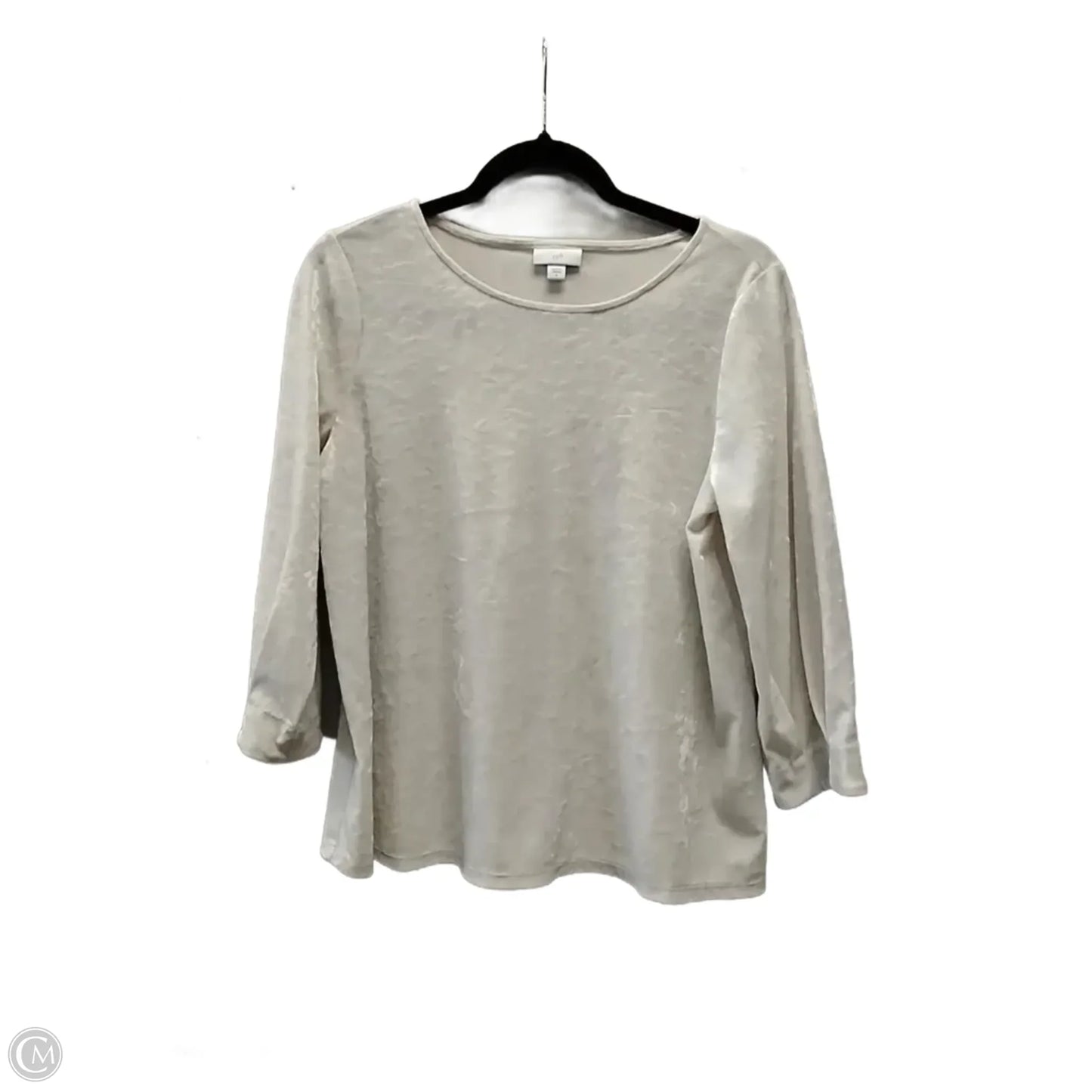 Top Long Sleeve By J. Jill In White, Size: S