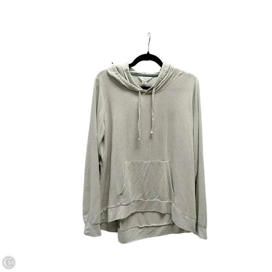 Jacket Shirt By Weatherproof In Plaid Pattern, Size: L