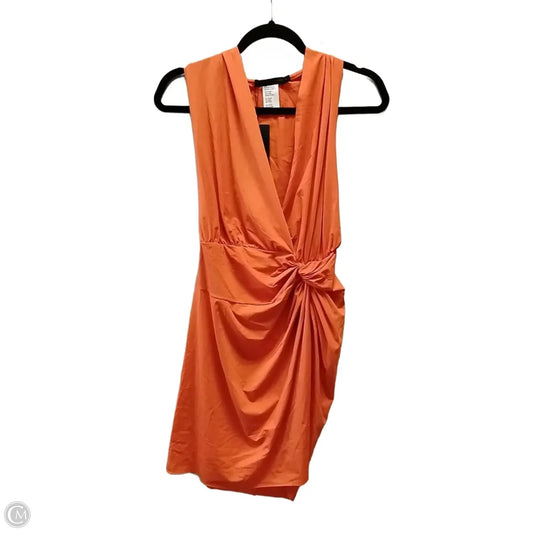 Dress Party Short By Clothes Mentor In Orange, Size: M