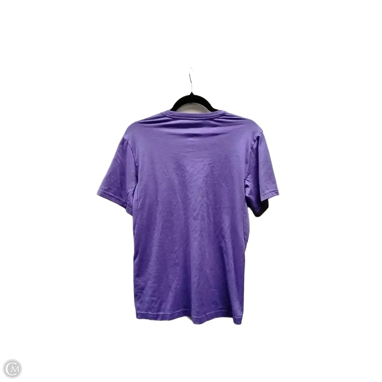Athletic Top Short Sleeve By Nike In Purple, Size: S