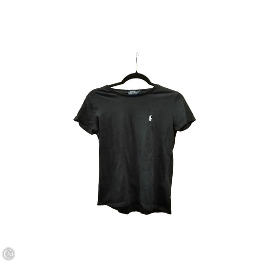 Top Short Sleeve Basic By Polo Ralph Lauren In Black, Size: M