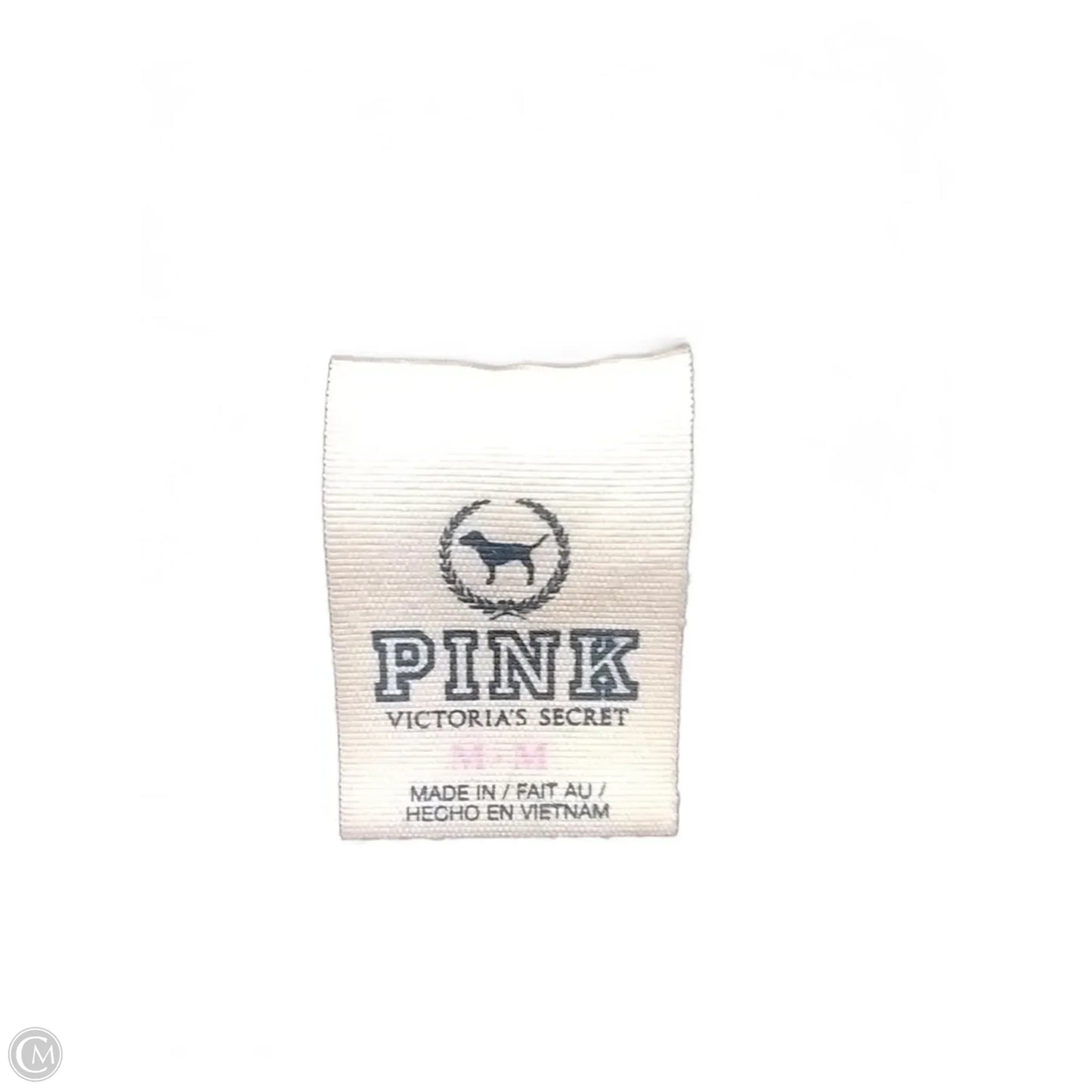 Top Short Sleeve By Pink In Black, Size: M