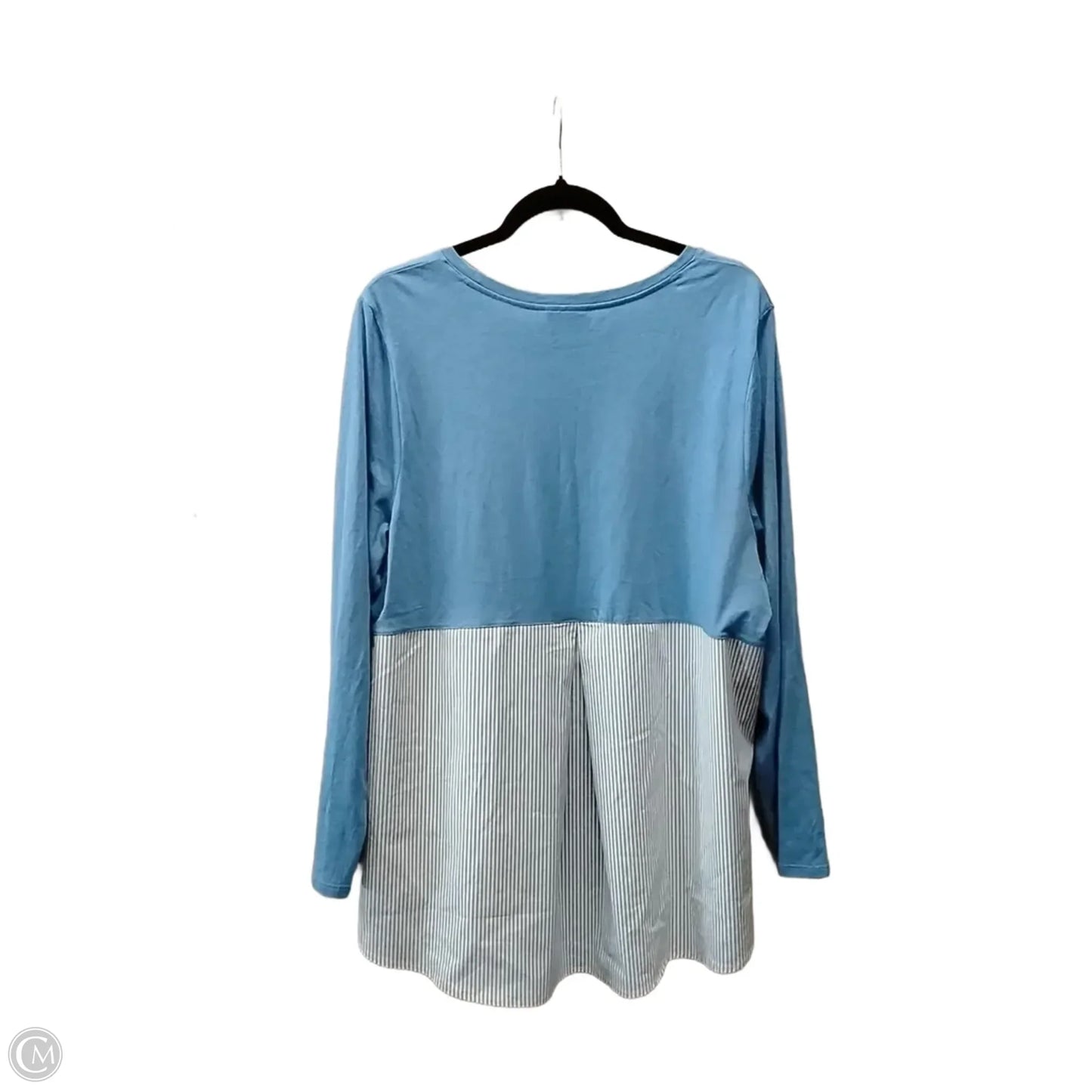 Top Long Sleeve By J. Jill In Blue, Size: Xl