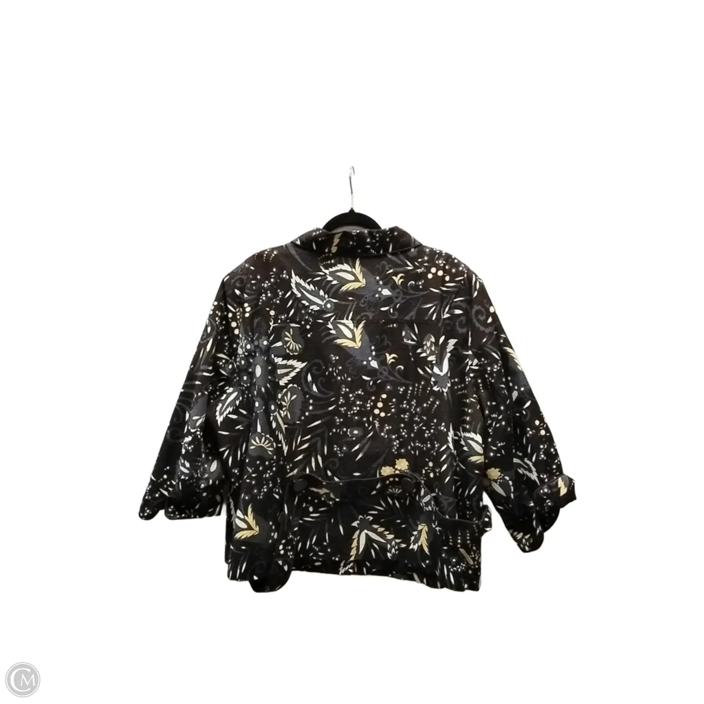 Blazer By Silkland In Brown, Size: 3x