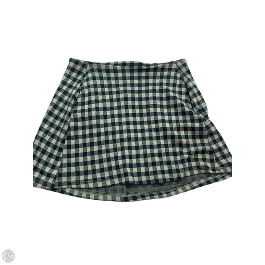 Skirt Mini & Short By Altard State In Blue & Green, Size: S