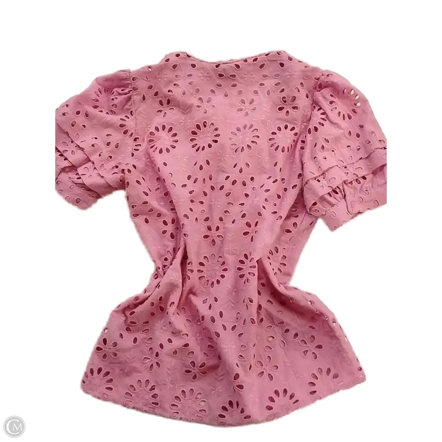 Blouse Short Sleeve By J. Crew In Pink, Size: Xxs