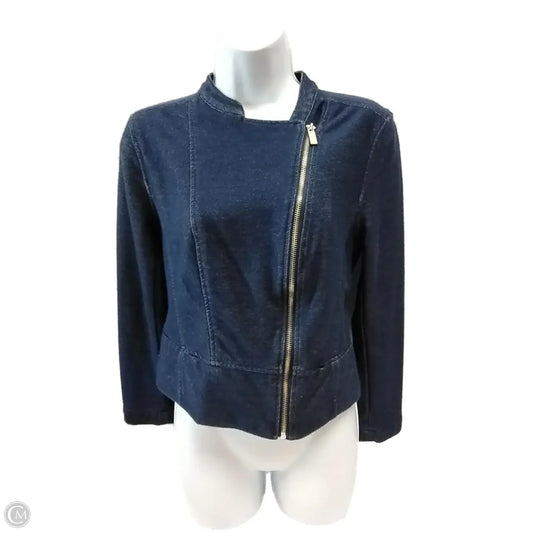 Jacket Denim By Liz Claiborne In Blue Denim, Size: Mp