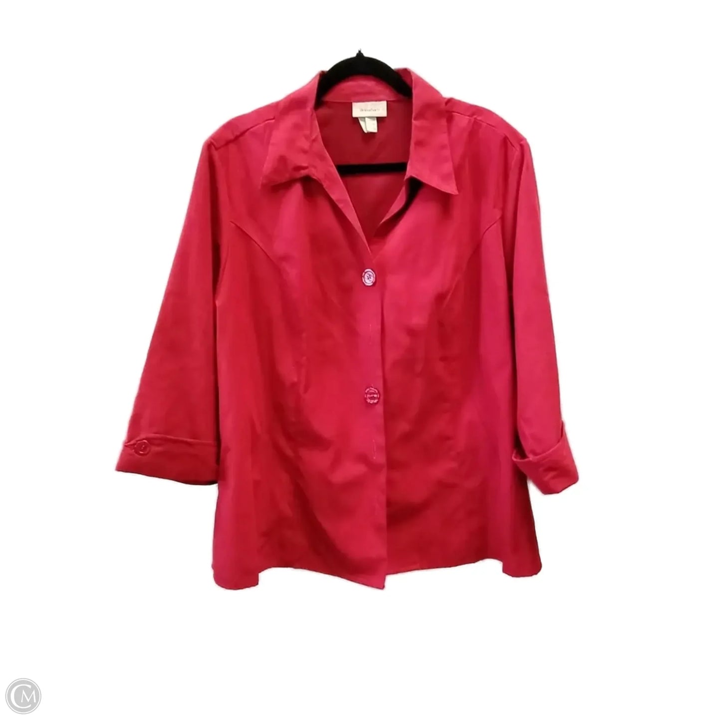 Jacket Other By Dressbarn In Red, Size: 22