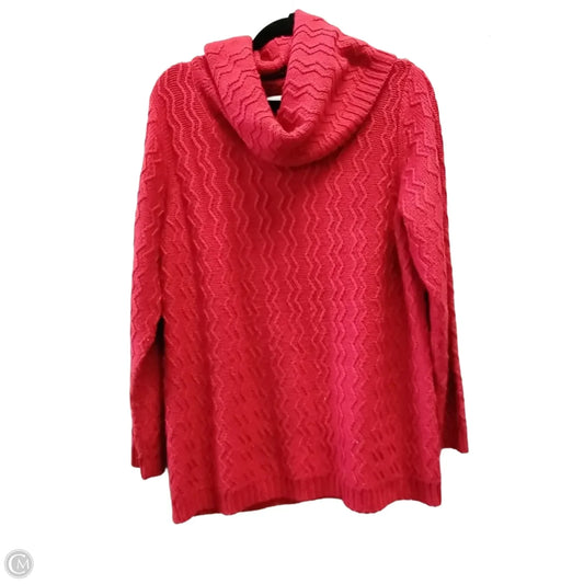 Sweater By Avenue In Red, Size: 14