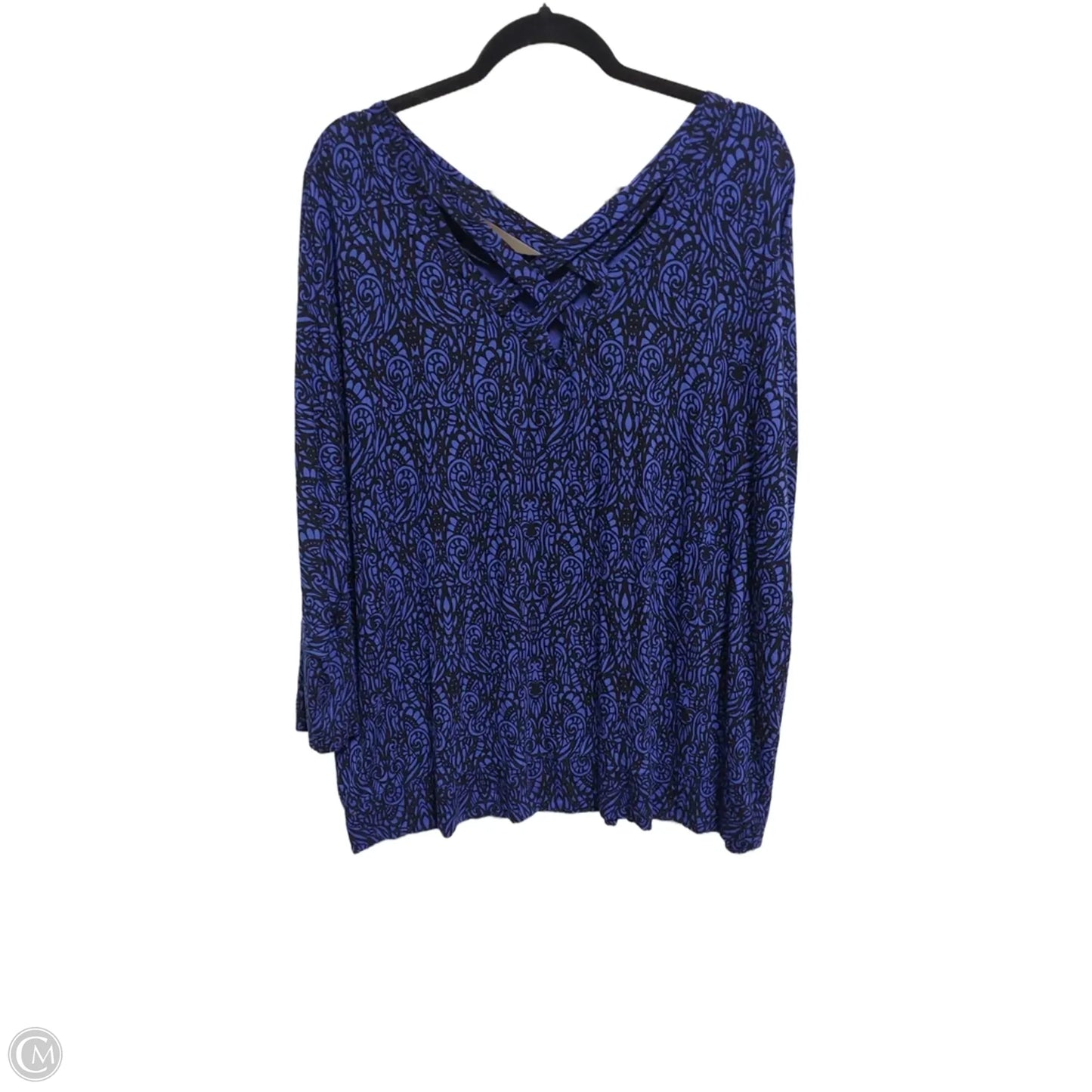 Blouse Long Sleeve By Soma In Purple, Size: Xxl