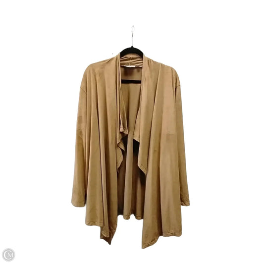 Cardigan By Avenue In Brown, Size: 22
