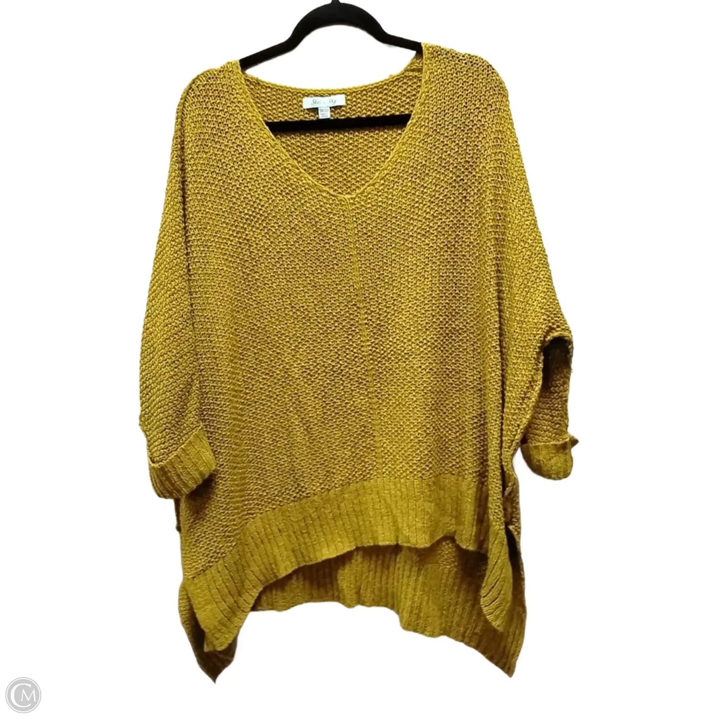 Top Long Sleeve By She + Sky In Yellow, Size: Onesize