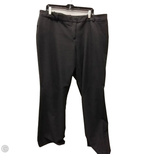 Pants Dress By Worthington In Black, Size: 18w