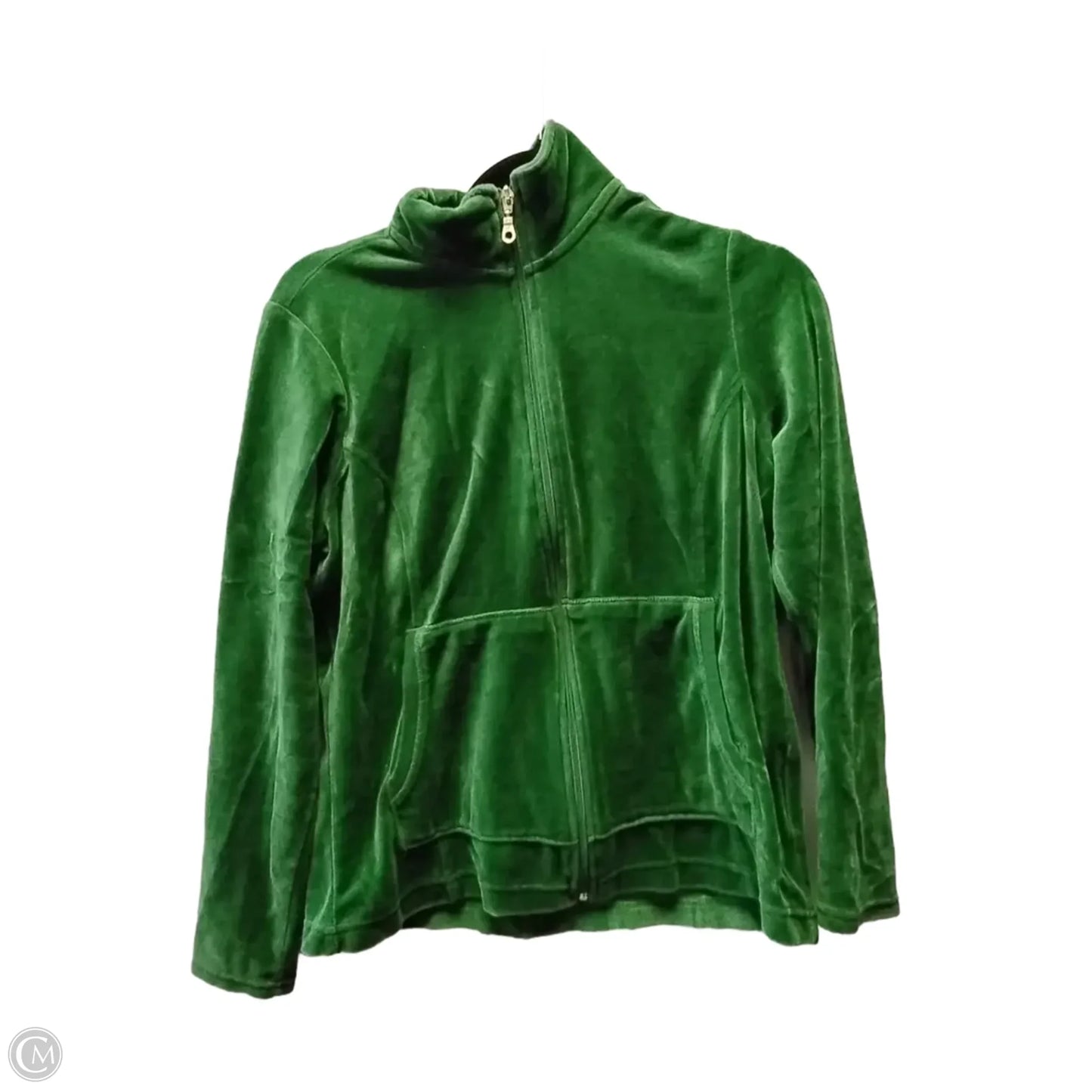 Sweatshirt Collar By Hanes In Green, Size: M