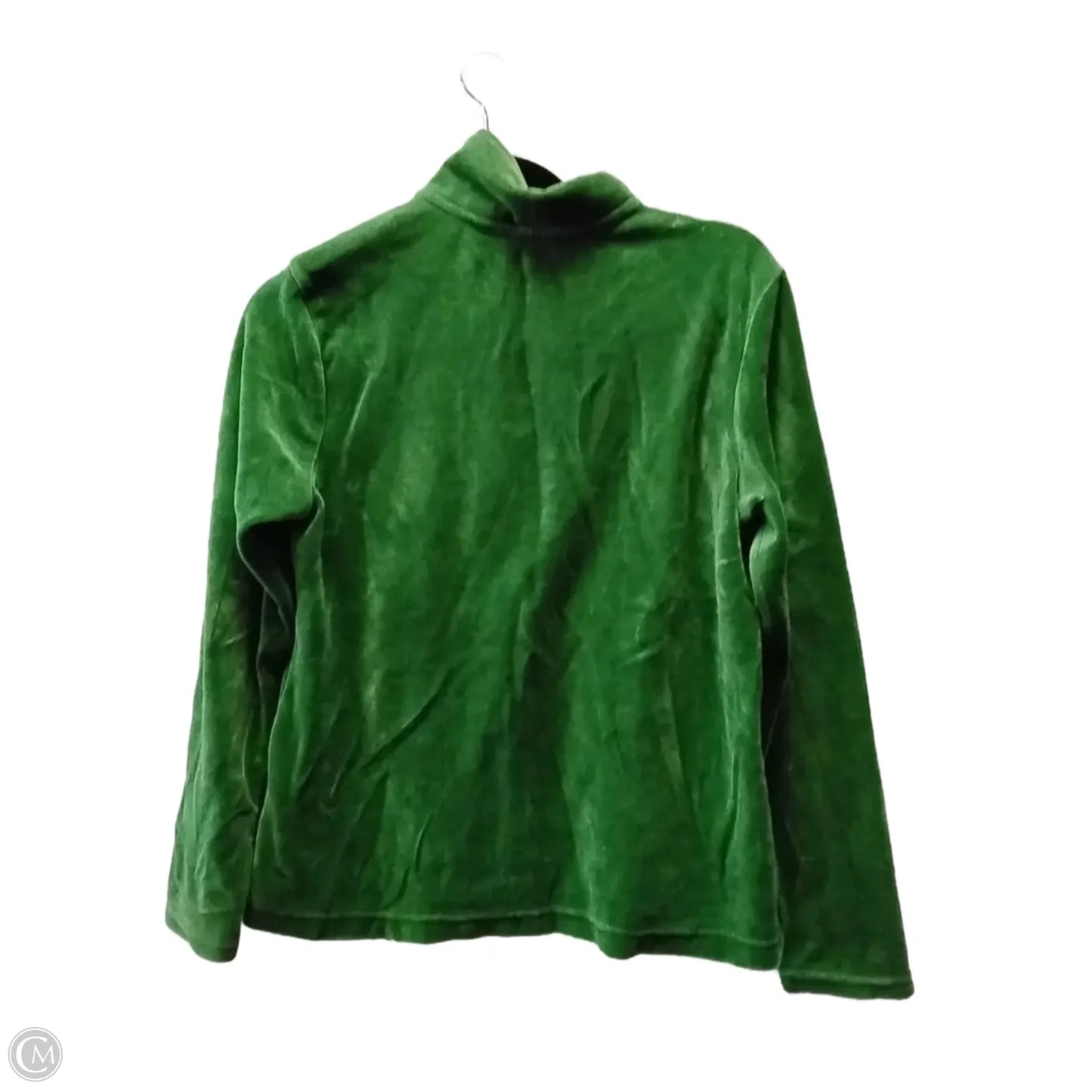 Sweatshirt Collar By Hanes In Green, Size: M