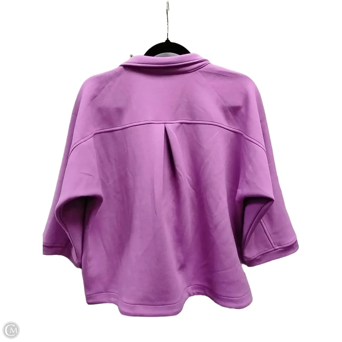 Sweatshirt Hoodie By Talbots In Purple, Size: L