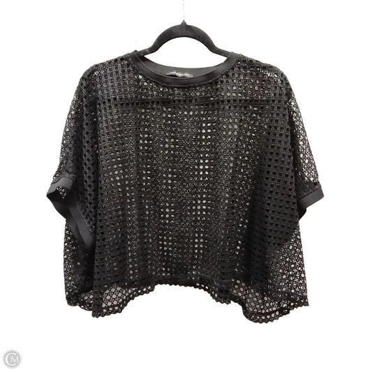 Top Short Sleeve By Do Everything In Love In Black, Size: L