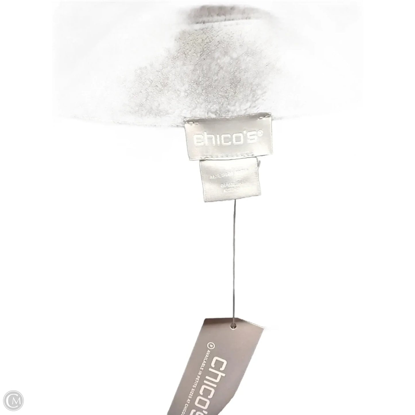 Jacket Denim By Chicos In Grey, Size: L