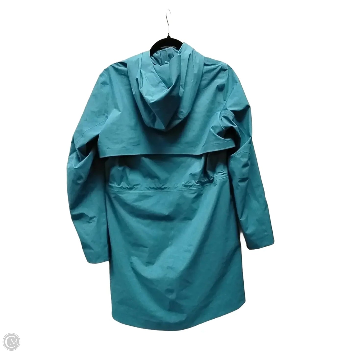 Coat Trench Coat By Lululemon In Teal, Size: 8