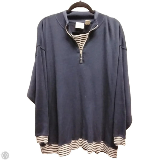 Sweatshirt Collar By Pasta In Navy, Size: L
