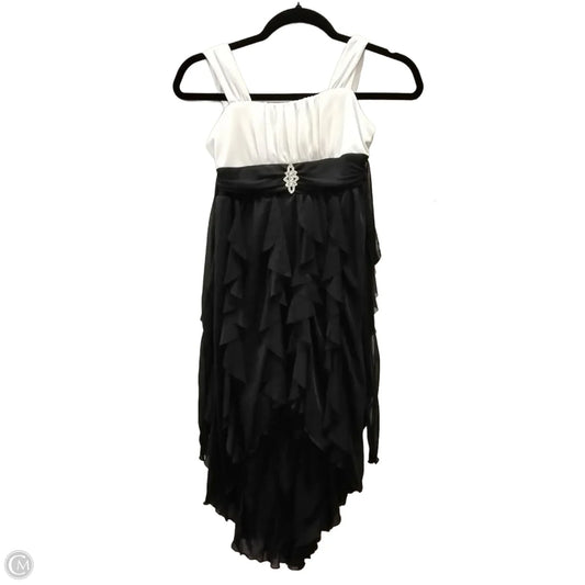 Dress Party Short By Clothes Mentor In Black & White, Size: M