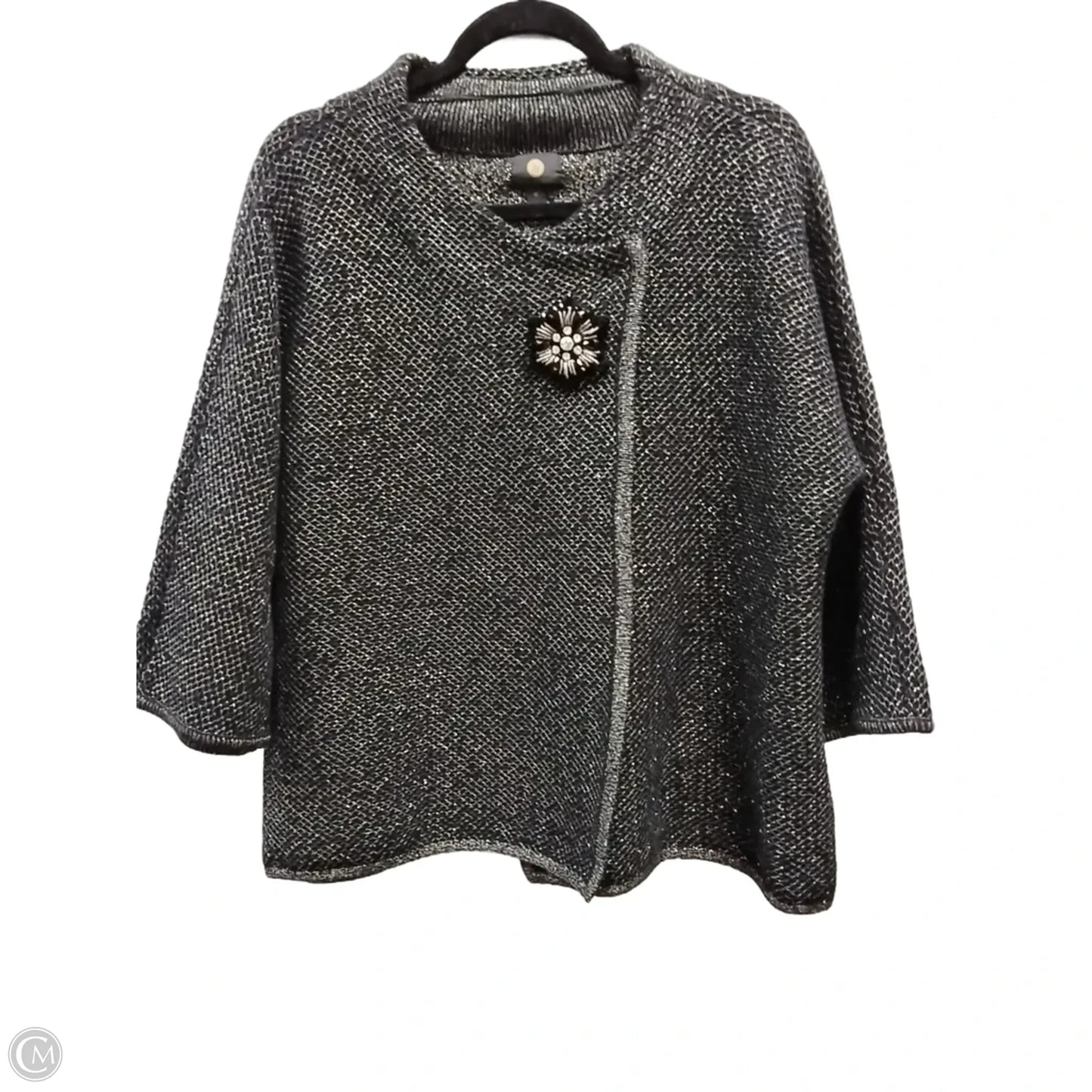 Jacket Other By Jm Collections In Black & Gold, Size: Xl