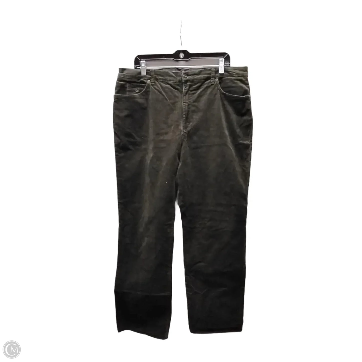 Pants Wide Leg By Gloria Vanderbilt In Green, Size: 18