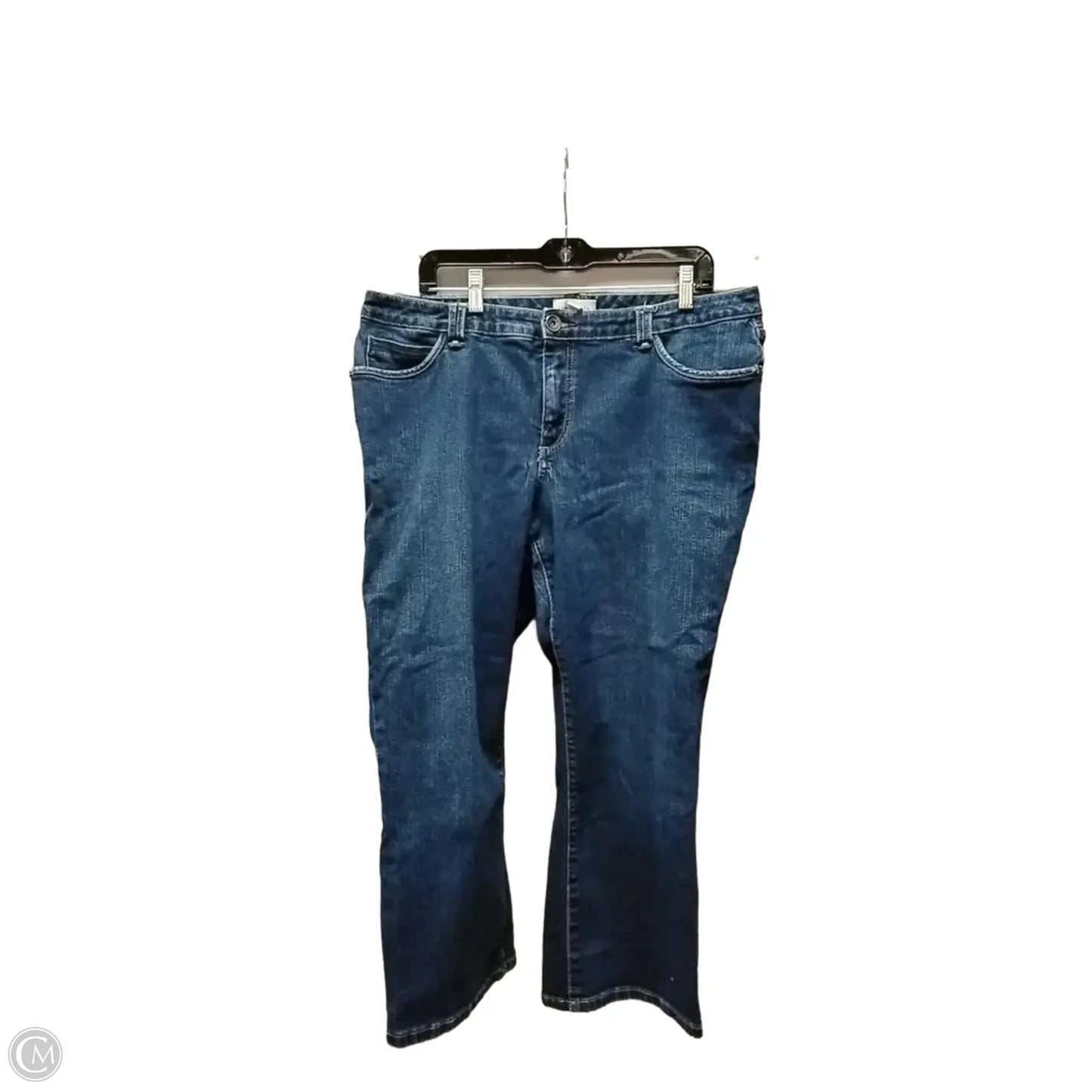 Jeans Boot Cut By Venezia In Blue Denim, Size: 18