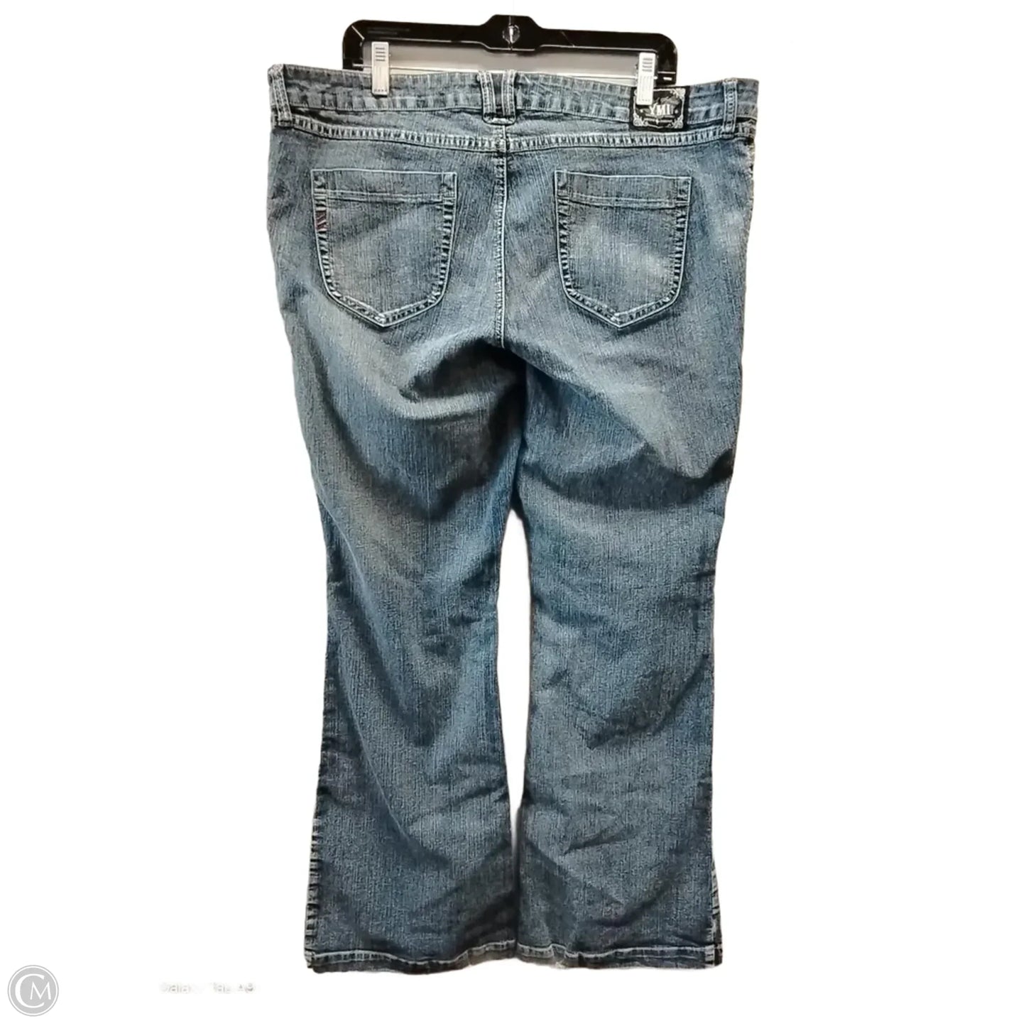 Jeans Boot Cut By Ymi In Blue Denim, Size: 20