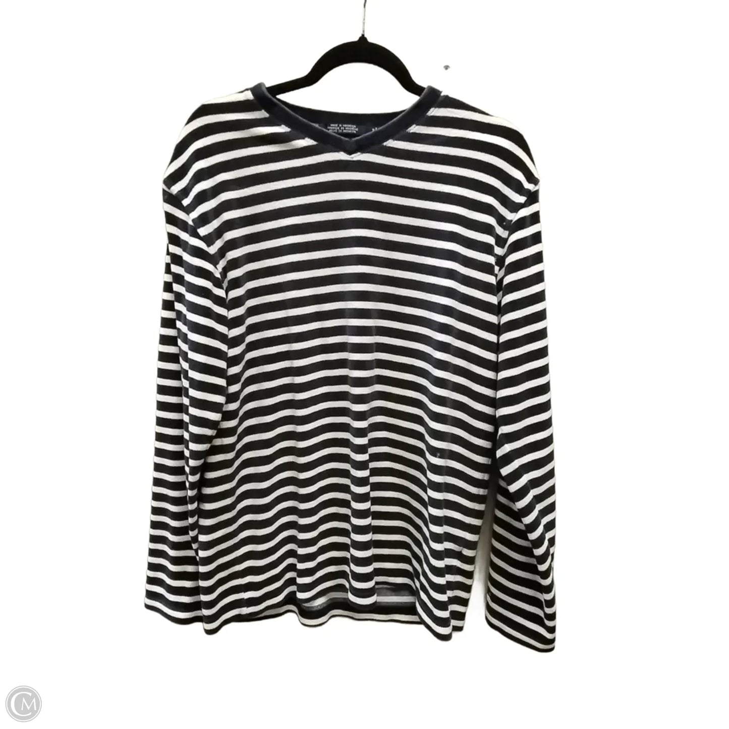 Sweatshirt Crewneck By Tommy Bahama In Striped Pattern, Size: M