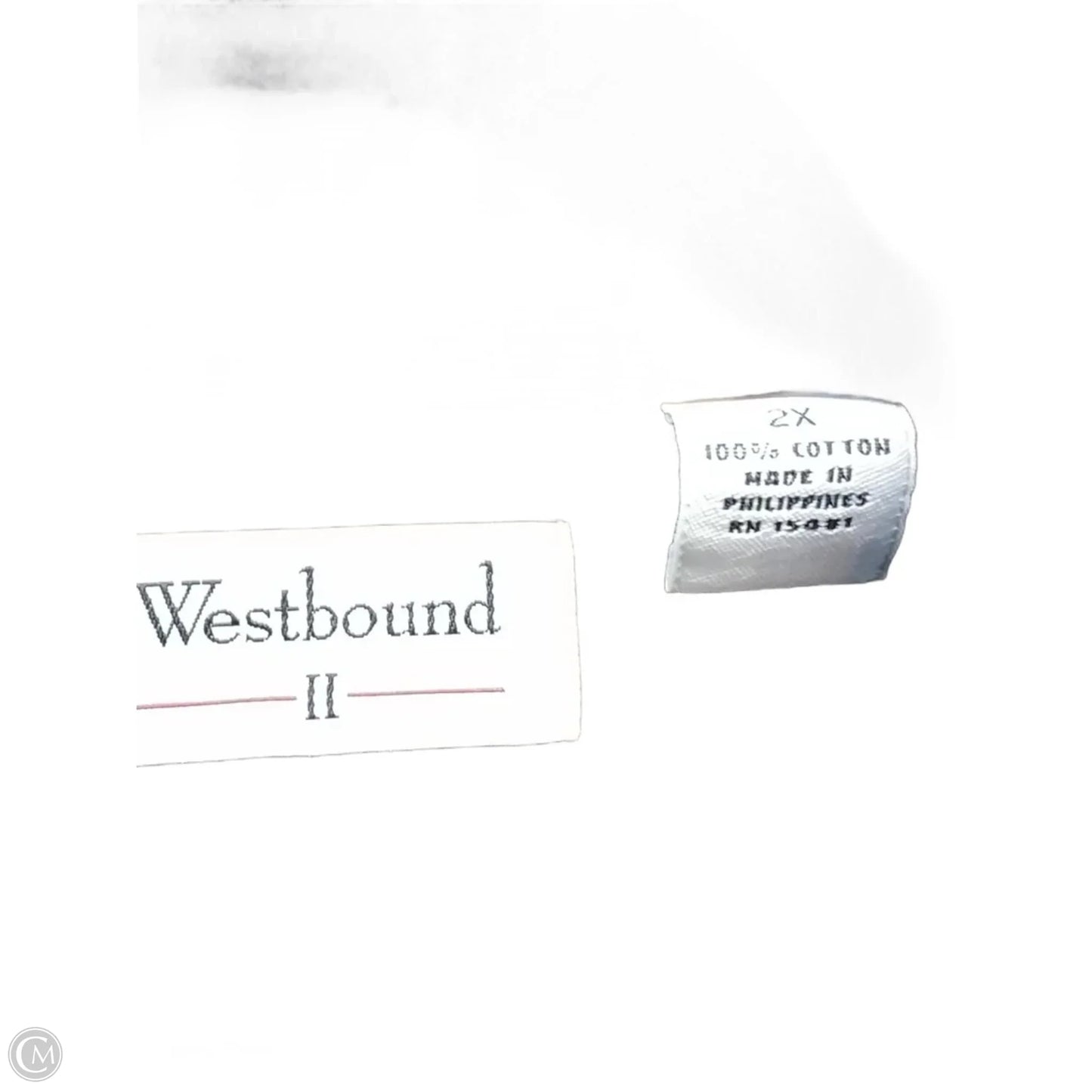 Top Long Sleeve By West Bound In Brown, Size: 2x