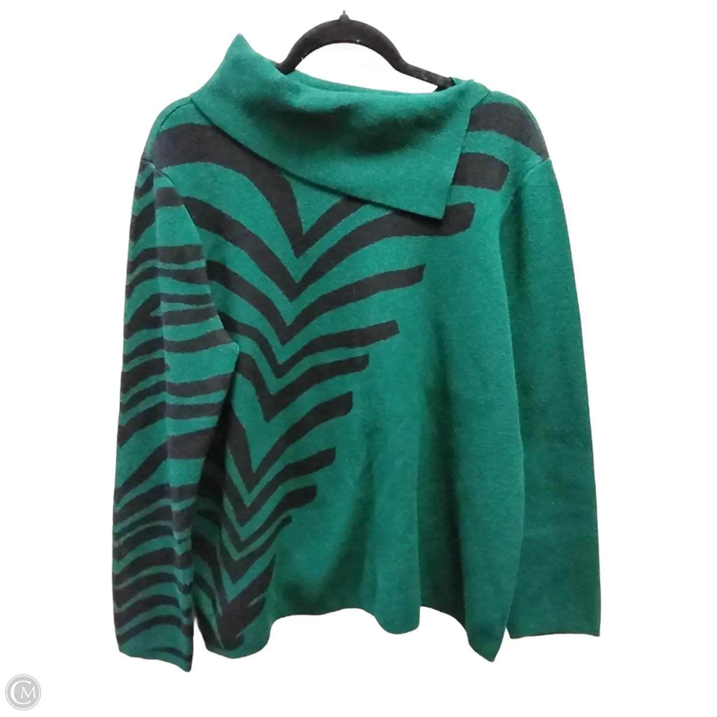 Sweater By Investments In Green, Size: L