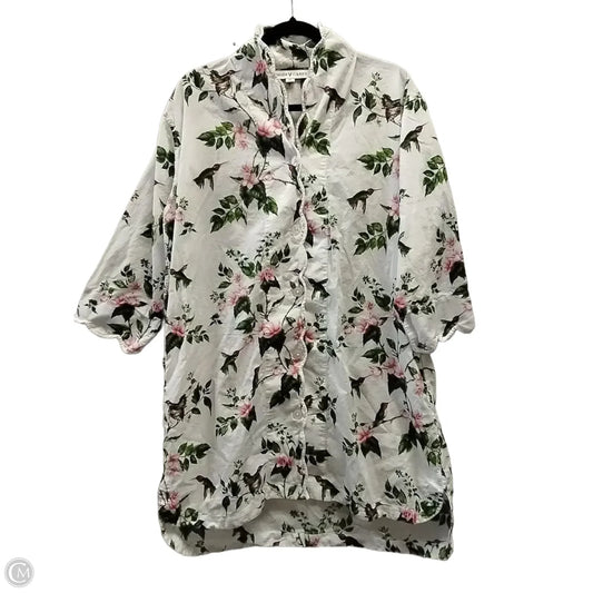 Dress Casual Midi By Clothes Mentor In Floral Print, Size: Xl