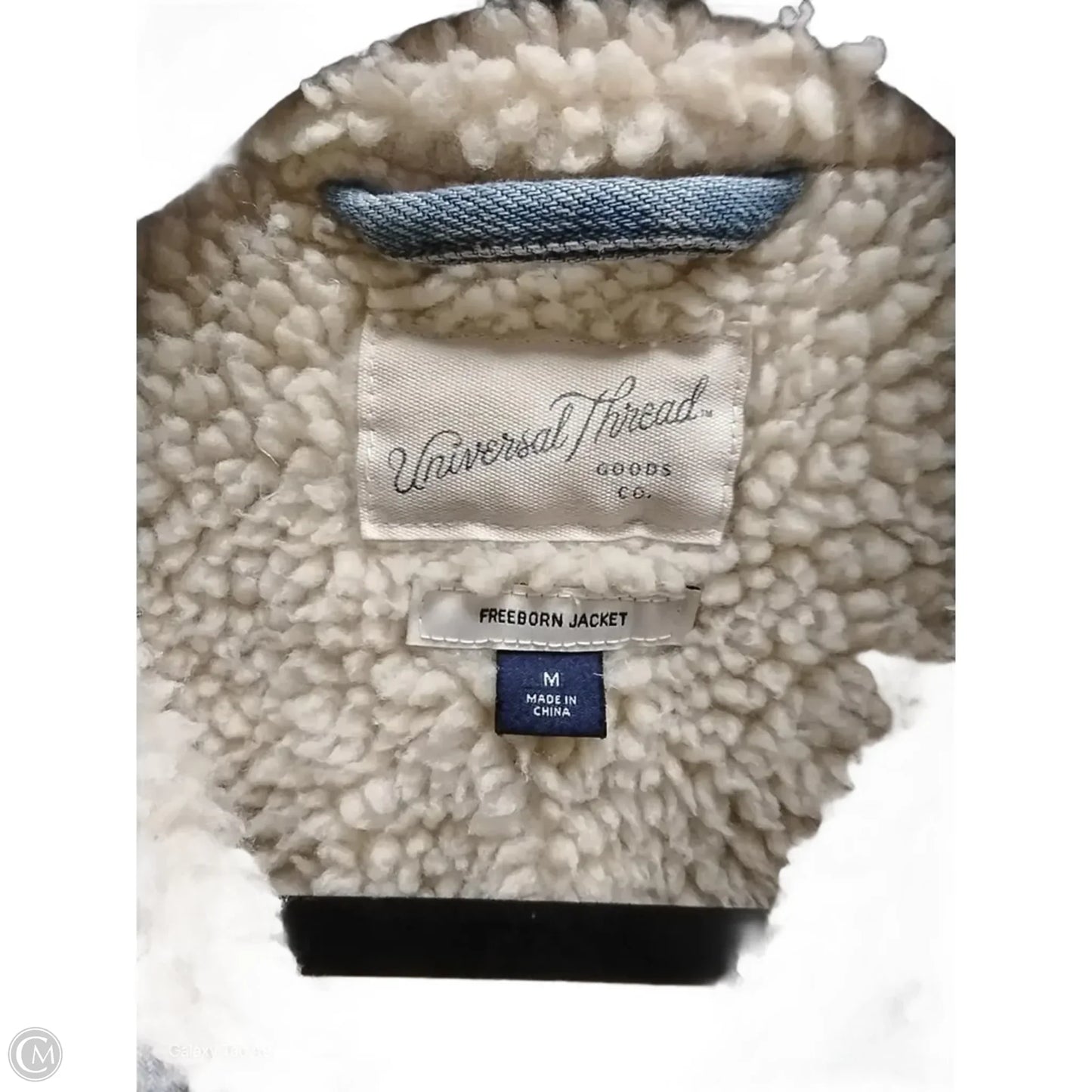 Jacket Denim By Universal Thread In Blue Denim, Size: M