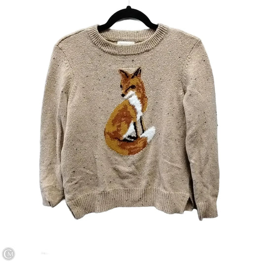 Sweater By Charter Club In Animal Print, Size: S