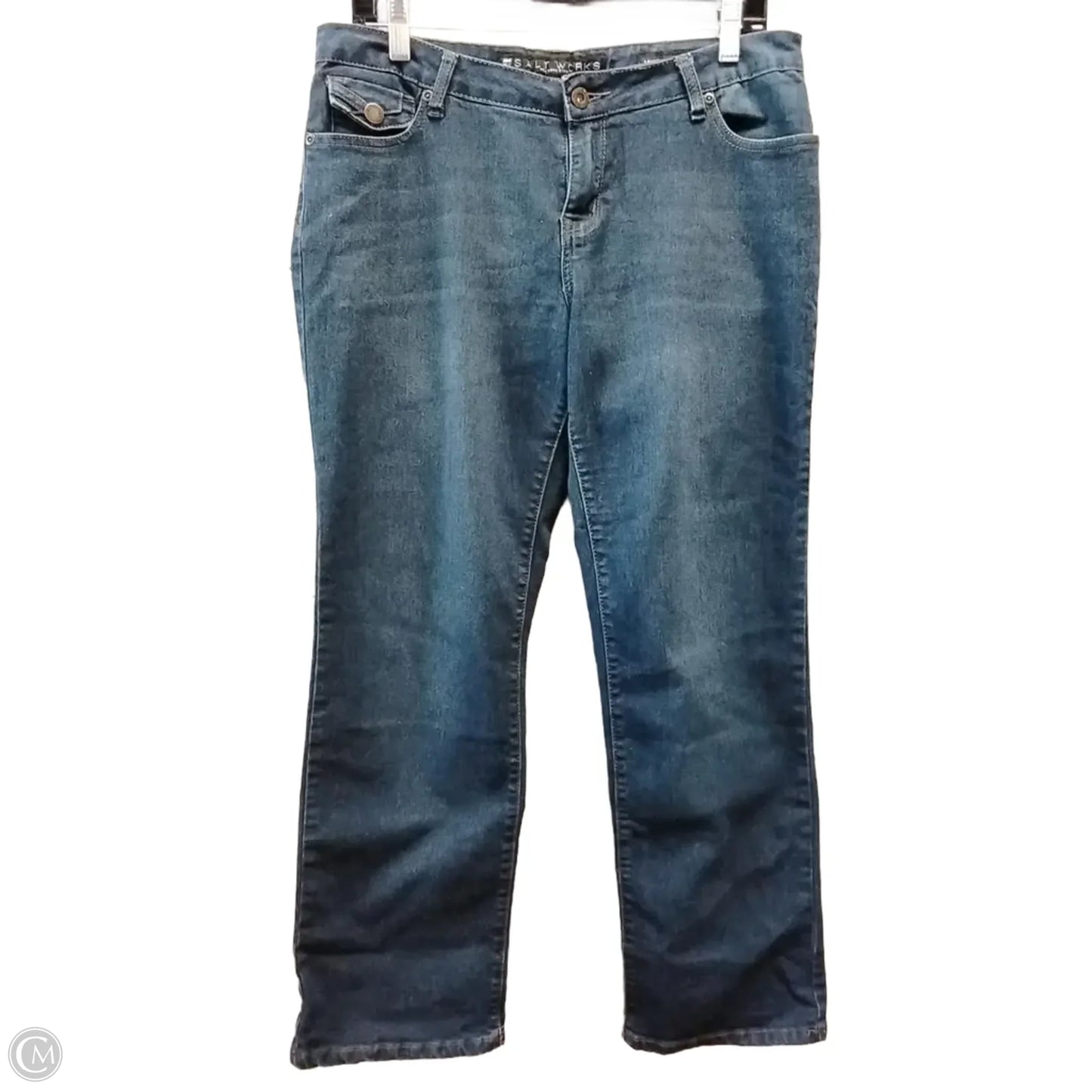 Jeans Straight By Clothes Mentor In Blue Denim, Size: 8p