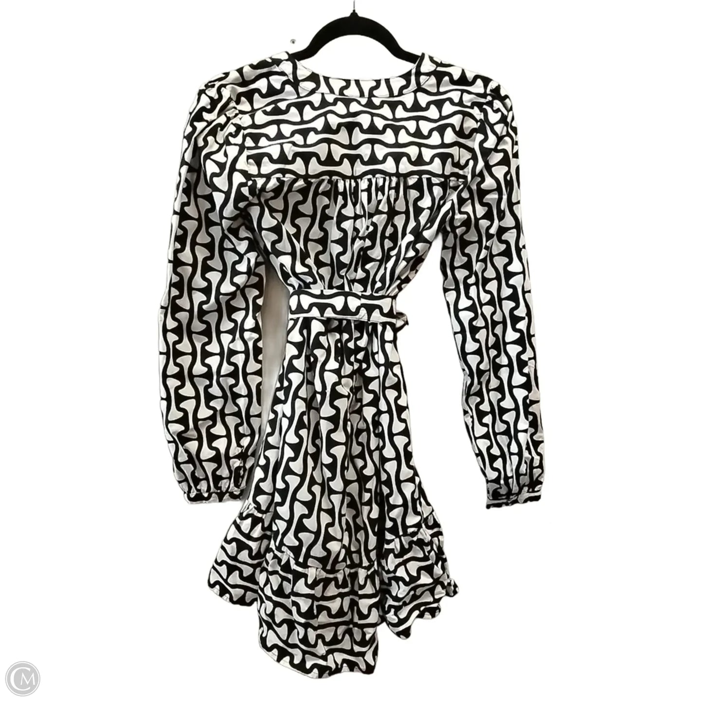 Dress Casual Midi By Jessica Simpson In Black & White, Size: S