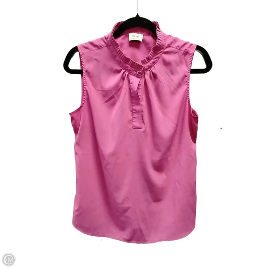 Blouse Sleeveless By Elie Tahari In Pink, Size: M