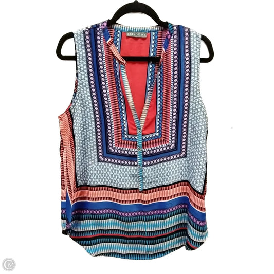 Blouse Sleeveless By Brixon Ivy In Multi-colored, Size: M